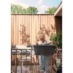 ELHO - Gb Balconniere Set De Cult 55 - Living Black - L 55 x B 28,5 x H 25 cm - Balkong - 100% återvunnet