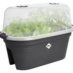 ELHO - Gb Balkonsæt De Cult 55 - Living Black - L 55 x B 28,5 x H 25 cm - Balkon - 100% genbrugt