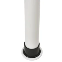 [en.casa]® Teleskopisk plante stativ - pulverlakeret metal - 110-305cm - hvid