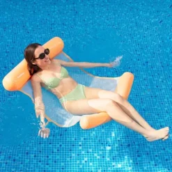 Enkelt flydende vand-hængekøje til swimmingpool Pulok InnovaGoods