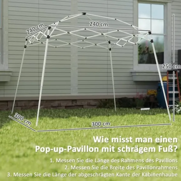 Erstatningstag til pavillon 3x3 m, vandafvisende og vinterbestandigt, enkelt tag, stormfast, kaffe