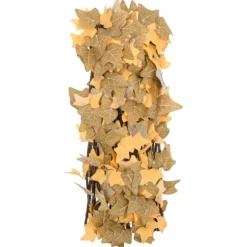 Espalier med kunstige ahornblade - Udvidelig | Farve: Orange | Størrelse: 180x60 cm