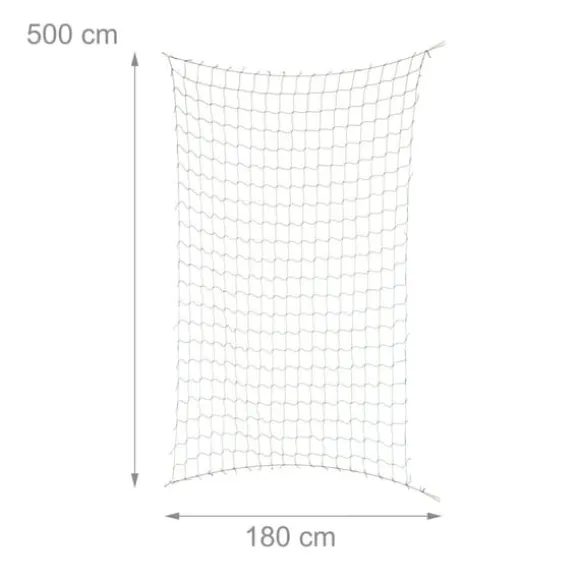 Espalier Net Sæt, 180x500 cm, Grøn