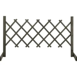 Espalier til haven 120x60 cm massivt fyrretræ grå - Espalier - Espalierer - Home & Living