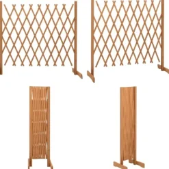 Espalier til haven 180x100 cm massivt fyrretræ orange - Espalier - Espalierer - Home & Living