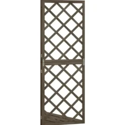 Espalier til hjørne 50x50x145 cm massivt grantræ grå - Espalier Til Hjørne - Espalierer Til Hjørne - Home & Living
