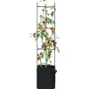 Espalierer med planteposer - Justerbare tomatstativer | Størrelse: 154 cm | Materiale: Stål og PP | Antal: 6 stk.