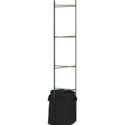 Espalierer med planteposer - Justerbare tomatstativer | Størrelse: 154 cm | Materiale: Stål og PP | Antal: 6 stk.