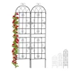 Espalier-sæt, 150x50x1,5 cm, Sort