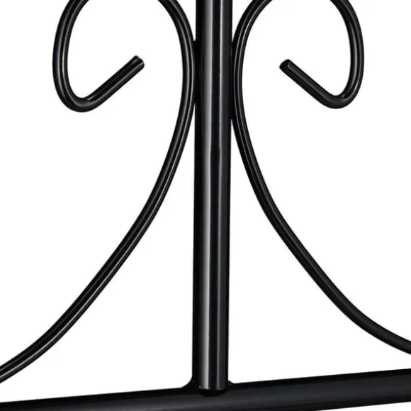 Espalier-sæt, 150x50x1,5 cm, Sort
