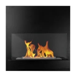 Ethanol pejs Bio-pejs Hængende bio-pejs BORD Bioethanolbrænder 45 cm x 47 cm x 16,5 cm med glas kan bruges som skrivebræt økologisk pejs