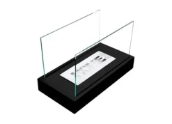 Ethanol pejs Pejs Bio-pejs Fritstående biopejs HOME Bioethanolbrænder 36 x 22 x 18 cm sort TÜV certifikat økologisk pejs Bio kedel