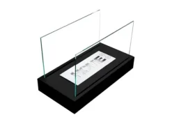 Ethanol pejs Pejs Bio-pejs Fritstående biopejs HOME Bioethanolbrænder 36 x 22 x 18 cm sort TÜV certifikat økologisk pejs Bio kedel