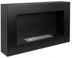 Ethanol pejse Pejse Bio-pejs hængende Bio pejs Bioethanol brænder 65 cm x 40 cm x 12 cm BOX Mat sort økologisk pejs