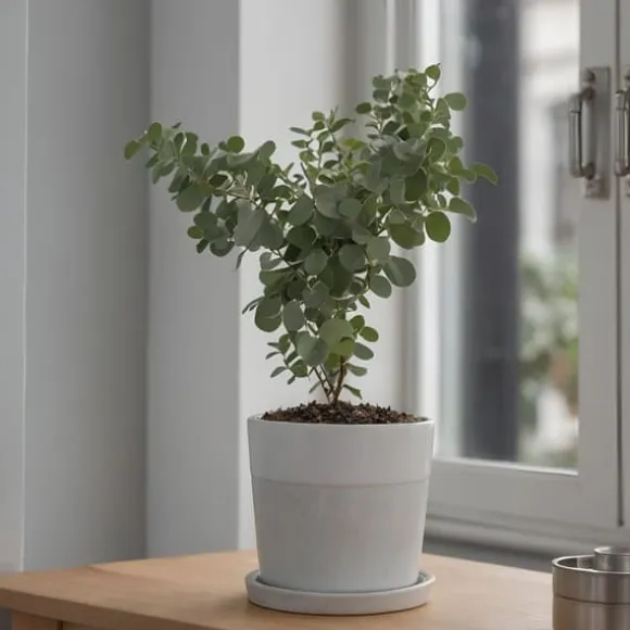 Eukalyptus - Sæt med 6 - Eucalyptus 'Pulverulenta' - Højde 25-40cm - ⌀12cm