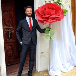 EVIGE ROSE Kæmpe 160 cm GAVE TIL EN KVINDE TIL DIN KONE PÅ VALENTINSDAG