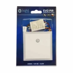 EVO WHITE Neutral Farve 4000K 12V med bevægelsessensor