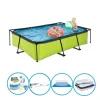EXIT Svømmebassin Lime - 300x200x65 cm - Rammebassin - Komplet swimmingpoolsæt