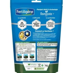 FERTILIGENE - Langtidsvirkende Osmocote max gødning til buske, buksbom, nåletræer, hække 700 g
