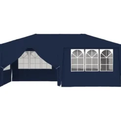 Festtelt med sidevægge 4x6 m 90 g/m² blå - Festtelt - Festtelte - Home & Living