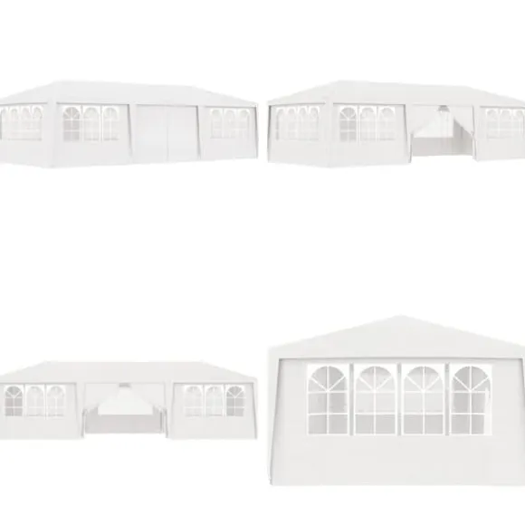 Festtelt med sidevægge 4x9 m 90 g/m² hvid - Festtelt - Festtelte - Home & Living