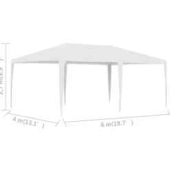 Festtelt 4x6 m hvid - Festtelt - Festtelte - Home & Living