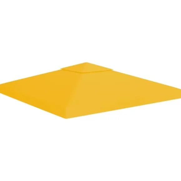 Festtelte & havepavilloner – tage - Living pavillontopdække i 2 lag 3x3 m 310 g/m² gul