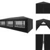 Festtelte & havepavilloner - Living festtelt 3 x 9 m antracitgrå