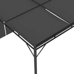 Festtelte & havepavilloner - Living havepavillon med gardin 3x3x2,25m antracitgrå