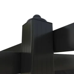 Festtelte & havepavilloner - Living havepavillon med sammenrulleligt tag 3x3 m antracitgrå