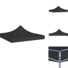 Festtelte & havepavilloner – tage - Living tag til festtelt 3x3 m 270 g/m² sort