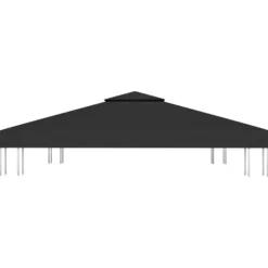 Festtelte & havepavilloner – tage - Living pavillontopdække i 2 lag 3x3 m 310 g/m² sort