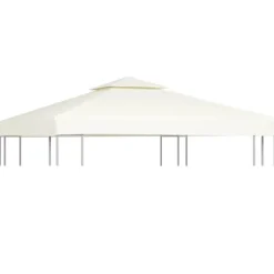 Festtelte & havepavilloner – tage - Living baldakin til pavillon 3x3 m 310 g/m² cremehvid