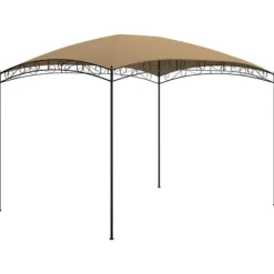 Festtelte & havepavilloner - Living pavillon 3x4x2,65 m 180 g/m² gråbrun
