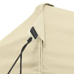Festtelte & havepavilloner - Living foldbart telt pop-up 3 x 4,5 m cremefarvet