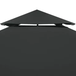 Festtelte & havepavilloner – tage - Living pavillontopdække i 2 lag 310 g/m² 4x3 m antracitgrå