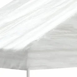 Festtelte & havepavilloner - Living pavillon med tag 13,38x4,08x3,22 m polyethylen hvid