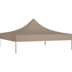 Festtelte & havepavilloner – tage - Living tag til festtelt 3x3 m 270 g/m² gråbrun