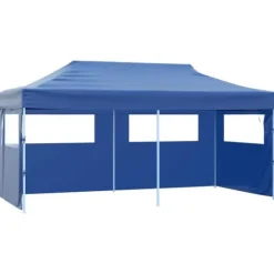 Festtelte & havepavilloner - Living foldbart pop-up-festtelt 3 x 6 m blå