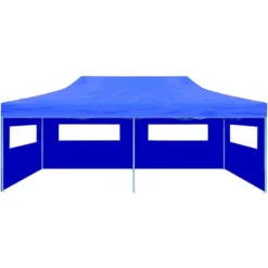 Festtelte & havepavilloner - Living foldbart pop-up-festtelt 3 x 6 m blå