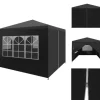 Festtelte & havepavilloner - Living festtelt 3 x 3 m antracitgrå