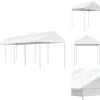 Festtelte & havepavilloner - Living pavillon med tag 8,92x2,28x2,69 m polyethylen hvid