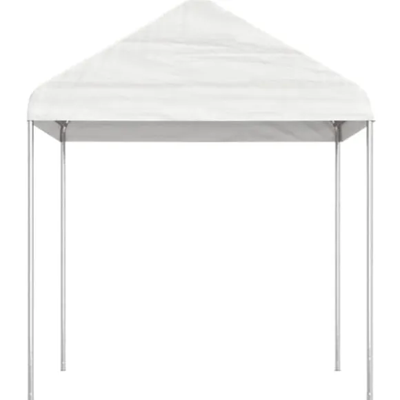 Festtelte & havepavilloner - Living pavillon med tag 8,92x2,28x2,69 m polyethylen hvid
