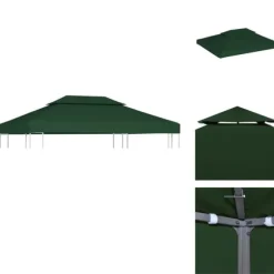 Festtelte & havepavilloner – tage - Living baldakin til havepavillon 3x4 m 310 g/m² grøn