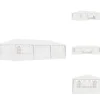 Festtelte & havepavilloner - Living festtelt med sidevægge 4x9 m 90 g/m² hvid