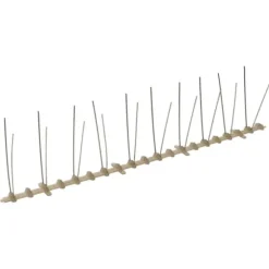 Fågelpiggar - 2-raders set i plast 20 st | Längd: 10 m | Väderbeständiga och effektiva