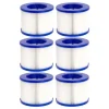 Filterpatron, Kompatibel med GYMAX Spa, Overlegen Filtrering,6Pcs