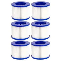 Filterpatron, Kompatibel med GYMAX Spa, Overlegen Filtrering,6Pcs