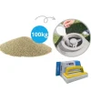 Filtersand til sandfilterpumpe - Comfortpool - Indhold 100 kg (4 x 25 kg) & WAYS skrubbebørste