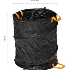 Fiskars Havetaske Pop Up Solid 172l Sort